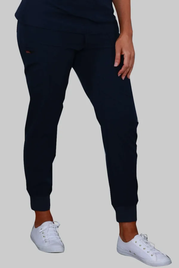Six Pockets Jogger Scrub Pants (Navy)